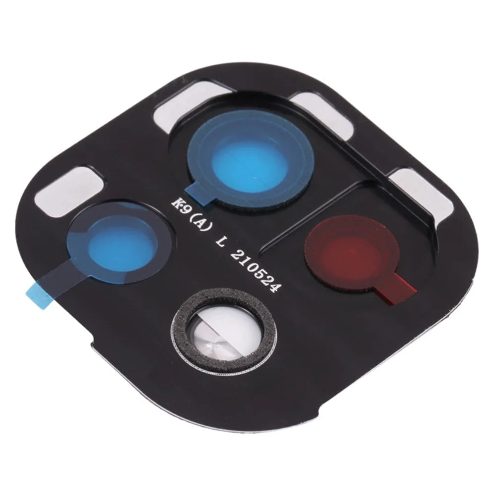 For Xiaomi Mi 11 Lite 4G / 5G / 11 Lite 5G NE OEM Back Camera Lens Holder Cover with Glass Part (without Logo) - Black - 2