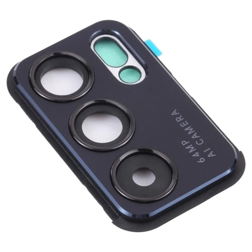For Oppo Reno6 Pro 5G PEPM00, CPH2249 OEM Back Camera Lens Holder Cover with Glass Part (without Logo) - Black - 1