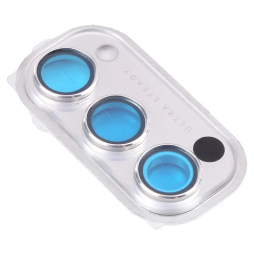 For Oppo Reno4 Pro 5G PDNM00, PDNT00, CPH2089 OEM Back Camera Lens Holder Cover with Glass Part (without Logo) - White - 1
