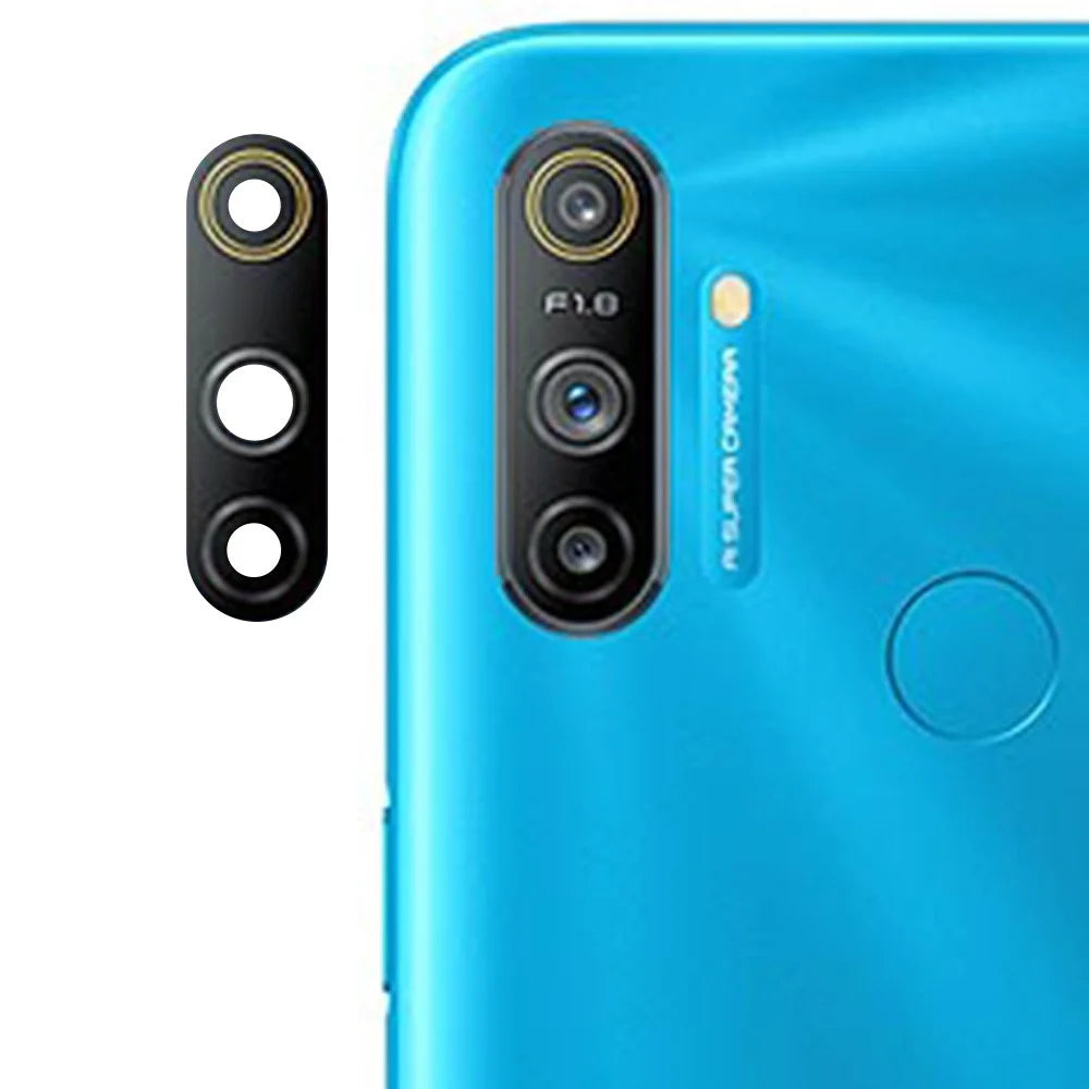 For Realme C3 (3 cameras) Rear Back Camera Lens Cover Replacement Part (without Logo) - 1
