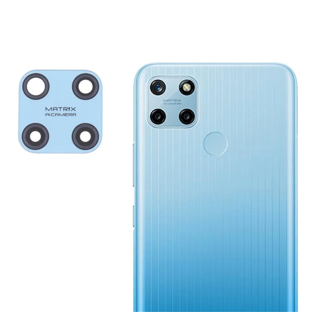 For Realme C25Y RMX3265 RMX3268 Rear Back Camera Lens Cover Replacement Part (without Logo) - Blue - 1