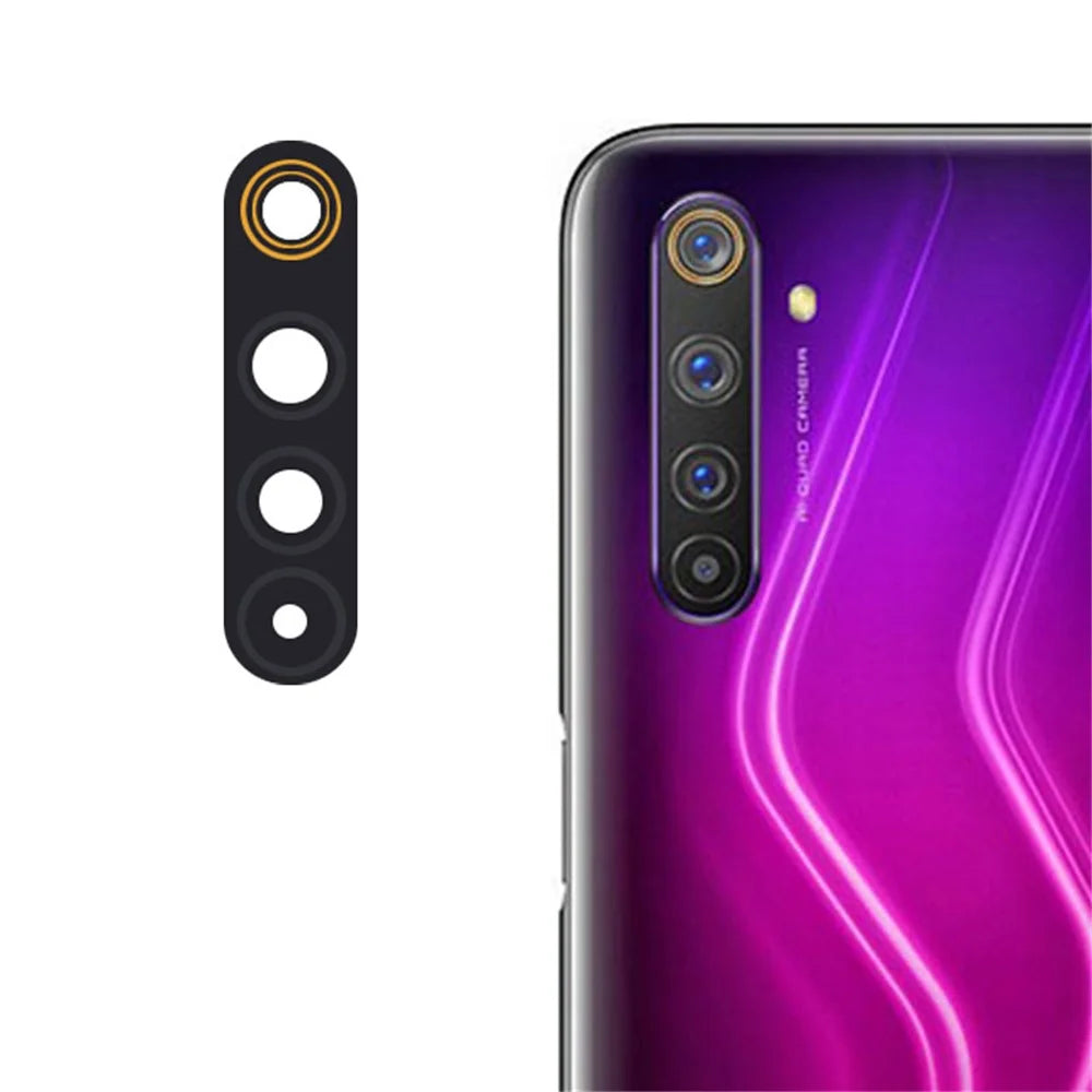 For Realme 6 Pro Rear Back Camera Lens Cover Replacement Part (without Logo) - 1