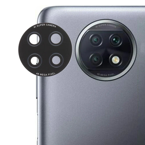 For Xiaomi Redmi Note 9 5G M2007J22C Rear Back Camera Lens Cover Replacement Part (without Logo) - 1