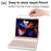 For  iPad Pro 12.9 (2021) / (2020) / (2018) Skin Touch PU Leather Cover Shell + Ultra Slim Square Key Cap Design Wireless Bluetooth-compatible Keyboard Set - Pink - 2