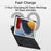 For iPad Pro 11 (2022) / (2021) / (2020) / (2018) / Air (2022) / (2020) 360-Degree Rotatory PU Leather Bluetooth-compatible 3.0 Keyboard Shell Set with Dual-Mode Mouse - Black - 5