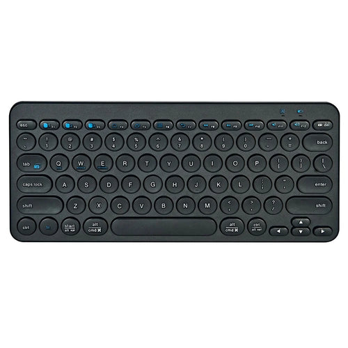 K380 Bluetooth-compatible 5.0 Wireless 78 Keys Keyboard Low Noise Computer Laptop Round Keycaps Keyboard - Black - 1
