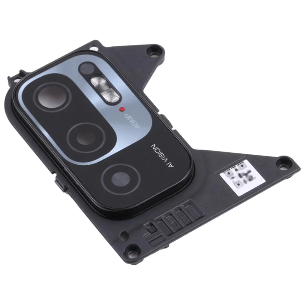 For Xiaomi Redmi Note 10 5G/Redmi Note 10T 5G M2103K19G OEM Back Camera Lens Holder Cover with Glass Part (without Logo) - 1