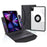 Z11B-A For iPad Pro 11 (2018) / (2020)  / (2021) Bluetooth-compatible Keyboard Case with Touchpad Protective Cover Tablet Case with Pencil Slot - Black - 1