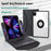 Z11B-A For iPad Pro 11 (2018) / (2020)  / (2021) Bluetooth-compatible Keyboard Case with Touchpad Protective Cover Tablet Case with Pencil Slot - Black - 2