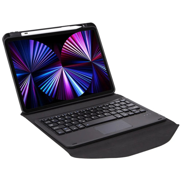 Z11B-A For iPad Pro 11 (2018) / (2020)  / (2021) Bluetooth-compatible Keyboard Case with Touchpad Protective Cover Tablet Case with Pencil Slot - Black - 3