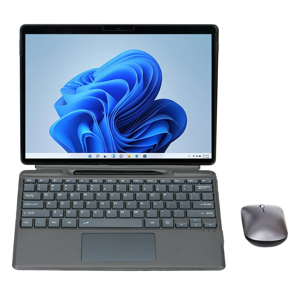 2089A for Microsoft Surface Pro 11 / 10 / 9 / 8 / X Laptop Magnetic Adsorption Bluetooth-compatible Wireless Keyboard with Touchpad - 5
