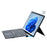 2089D for Microsoft Surface Pro 11 / 10 / 9 / 8 / X Magnetic Adsorption Colorful Light Bluetooth-compatible Wireless Keyboard with Touchpad - 2