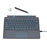 2089D for Microsoft Surface Pro 11 / 10 / 9 / 8 / X Magnetic Adsorption Colorful Light Bluetooth-compatible Wireless Keyboard with Touchpad - 4