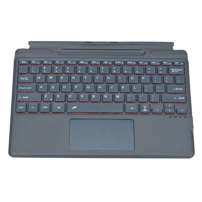 2089D for Microsoft Surface Pro 11 / 10 / 9 / 8 / X Magnetic Adsorption Colorful Light Bluetooth-compatible Wireless Keyboard with Touchpad - 5