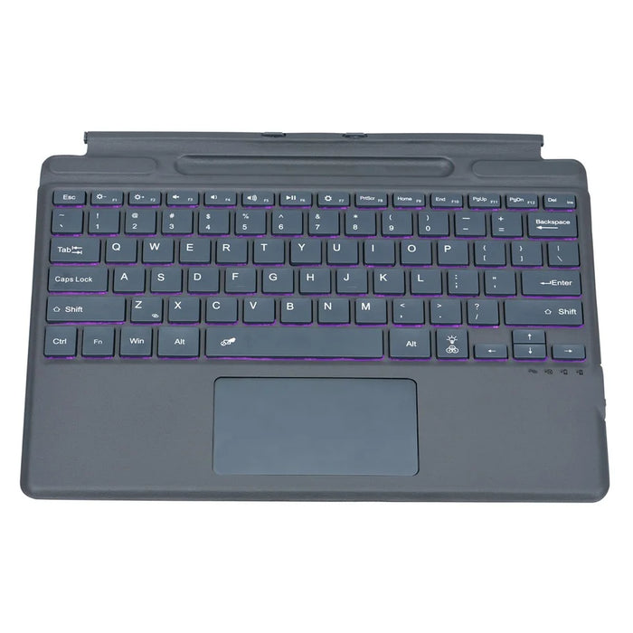 2089D for Microsoft Surface Pro 11 / 10 / 9 / 8 / X Magnetic Adsorption Colorful Light Bluetooth-compatible Wireless Keyboard with Touchpad - 6
