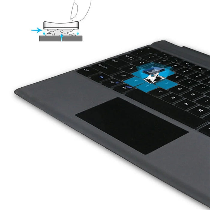 1089A for Microsoft Surface Pro 3 / 4 / 5 / 6 / 7 Laptop Magnetic Adsorption Bluetooth-compatible Wireless Keyboard with Touchpad - 5