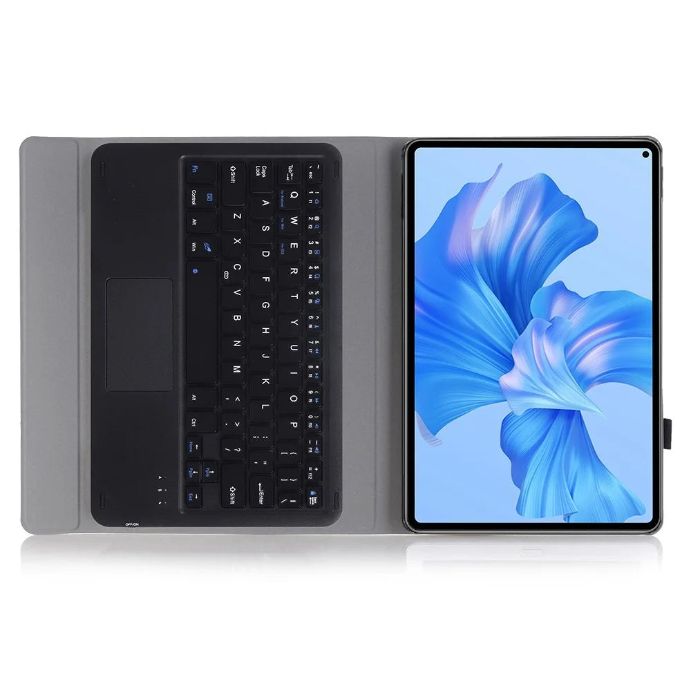 AHW12-A For Huawei MatePad Pro 11 (2022) Detachable Bluetooth-compatible Keyboard with TouchPad PU Leather+TPU Protective Case - Black - 4