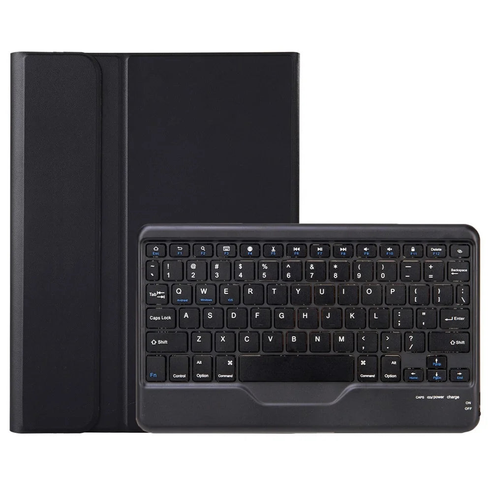 AHW12-B For Huawei MatePad Pro 11 (2022) Protective Case with Detachable Bluetooth-compatible Keyboard PU Leather+TPU Stand Cover - Black - 5