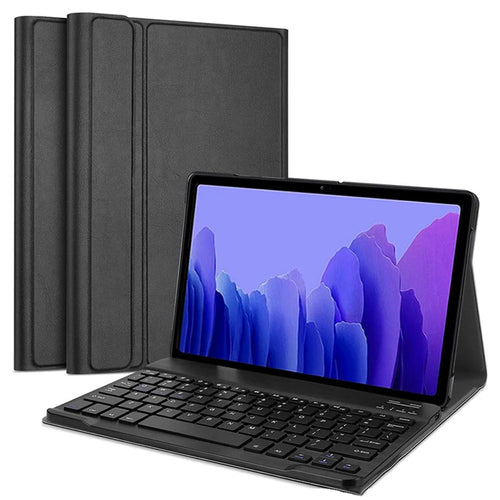 SK-T500 For Samsung Galaxy Tab A7 10.4 (2020) / (2022) SM-T500 / T505 / T505N / T507 Case with Keyboard PU Leather Wireless Keyboard Cover - 1