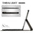 SK-T860 For Samsung Galaxy Tab S6 (SM-T860 / T865) Ultra-Thin Detachable Bluetooth-compatible Keyboard + PU Leather Shockproof Case with Magnetic Attach Pencil Holder - 5