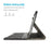 SK-T860 For Samsung Galaxy Tab S6 (SM-T860 / T865) Ultra-Thin Detachable Bluetooth-compatible Keyboard + PU Leather Shockproof Case with Magnetic Attach Pencil Holder - 6