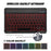 SK-T860D For Samsung Galaxy Tab S6 (SM-T860 / T865) Ultra-Thin 2 in 1 Removable Bluetooth-compatible Keyboard + PU Leather Anti-Fall Case with Magnetic Attach Pencil Holder - 3