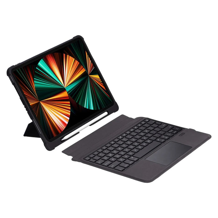 T5207D For iPad Pro 11 (2018) / (2020) / Air (2020) 10.9 inch Detachable Bluetooth-compatible Keyboard Case with TouchPad, PU Leather Protective Case - 4