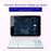 B033 Portable Tri-Fold Bluetooth-Compatible Keyboard Universal Laptop Tablet Phone Wireless Keyboard with Touchpad - Grey - 4