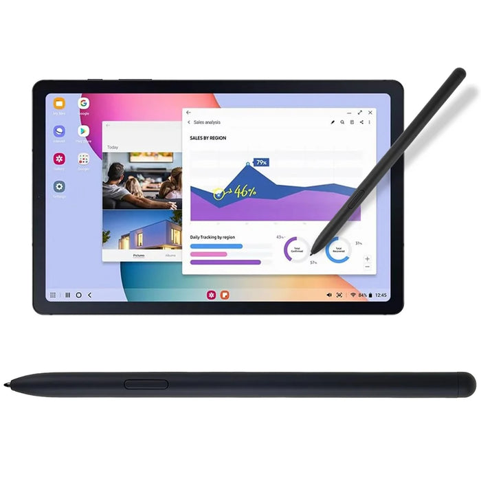 For Samsung Galaxy Tab S6 Lite (2020) P610 / P615 Touch Screen Stylus Pen (Without Logo) - Grey - 2