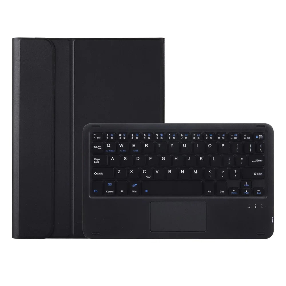 AM18-AS For Lenovo Pad Pro 2022 11.2-inch Detachable Bluetooth-compatible Keyboard Case with 3-Color Backlit / TouchPad Anti-Drop Protective Case - Black - 5