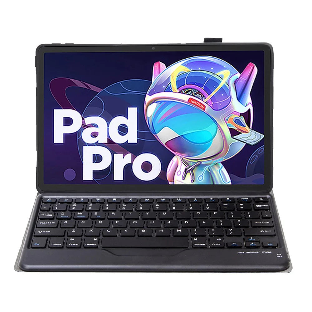 AM18-B For Lenovo Pad Pro 2022 11.2-inch Protective Case with Detachable Bluetooth-compatible Keyboard Anti-Drop Tablet Case - Black - 2