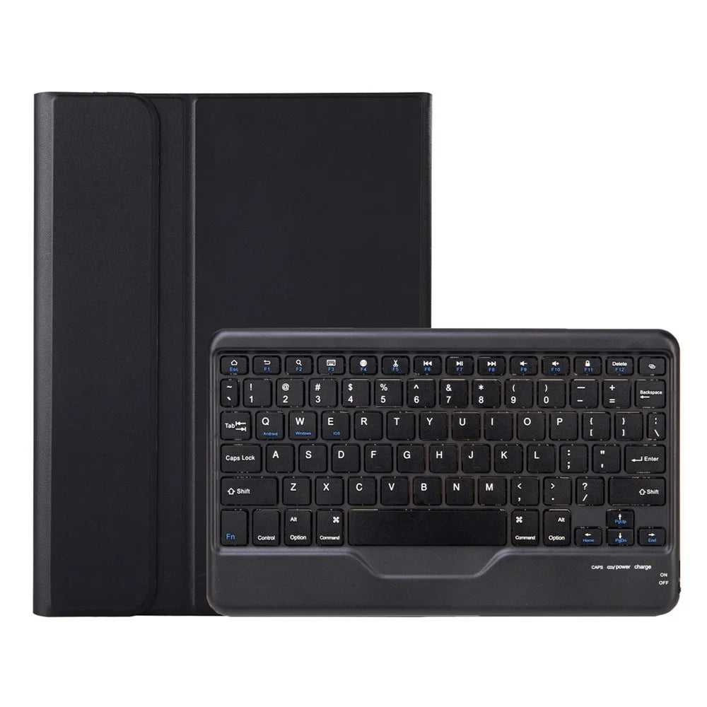AM18-B For Lenovo Pad Pro 2022 11.2-inch Protective Case with Detachable Bluetooth-compatible Keyboard Anti-Drop Tablet Case - Black - 5