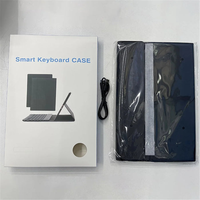 AM18-A For Lenovo Pad Pro 2022 11.2-inch Removable Bluetooth-compatible Keyboard Case with TouchPad Anti-Scratch Protective Case - Black - 6