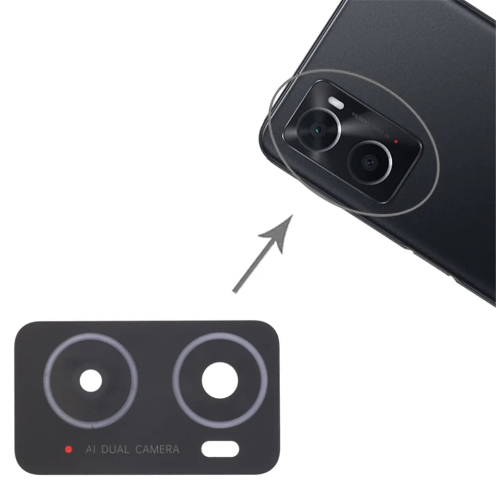 For Oppo A36 / A76 Rear Back Camera Lens Cover Replacement Part (without Logo) - 3