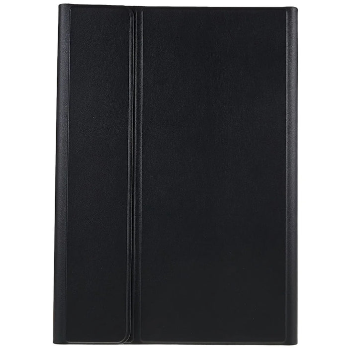 For Samsung Galaxy Tab S7+ / S8+ Bluetooth-compatible Keyboard Case with PU Leather Cover Wireless Keyboard Protective Case - Black - 2