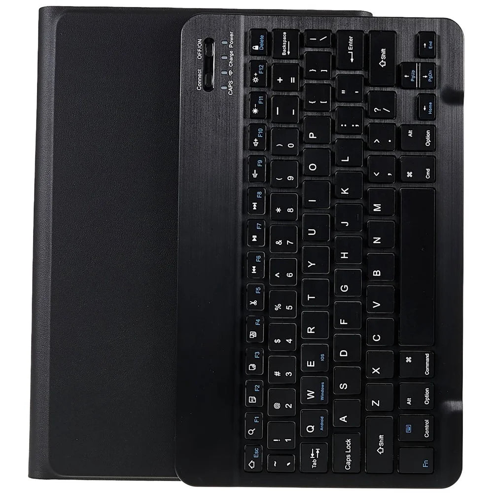 SK-T500 For Samsung Galaxy Tab A7 10.4 (2020) / (2022) T500 / T505 PU Leather Stand Tablet Cover Bluetooth-compatible Keyboard - Black - 5