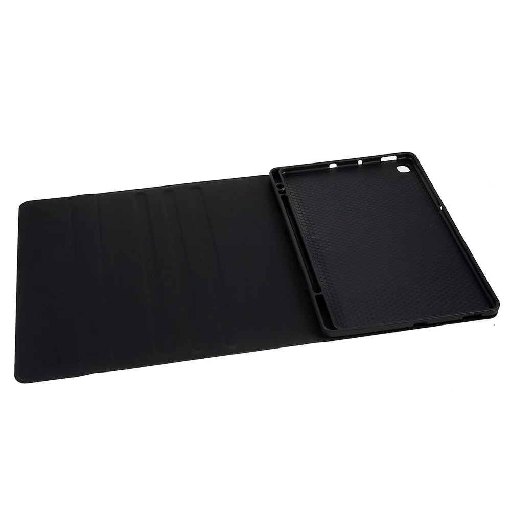 SK-T500 For Samsung Galaxy Tab A7 10.4 (2020) / (2022) T500 / T505 PU Leather Stand Tablet Cover Bluetooth-compatible Keyboard - Black - 7