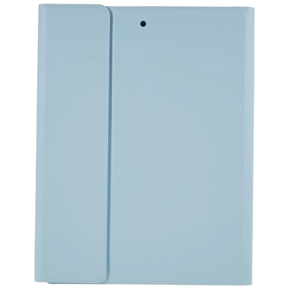 SK-9709 For iPad Air (2013) / Air 2  /  iPad Pro 9.7 inch (2016)  /  iPad 9.7-inch (2017) / (2018) Colorful Backlit Smart Keyboard Case with Leather Folio Flip Cover Bluetooth-compatible Keyboard Shockproof Case - Blue - 5
