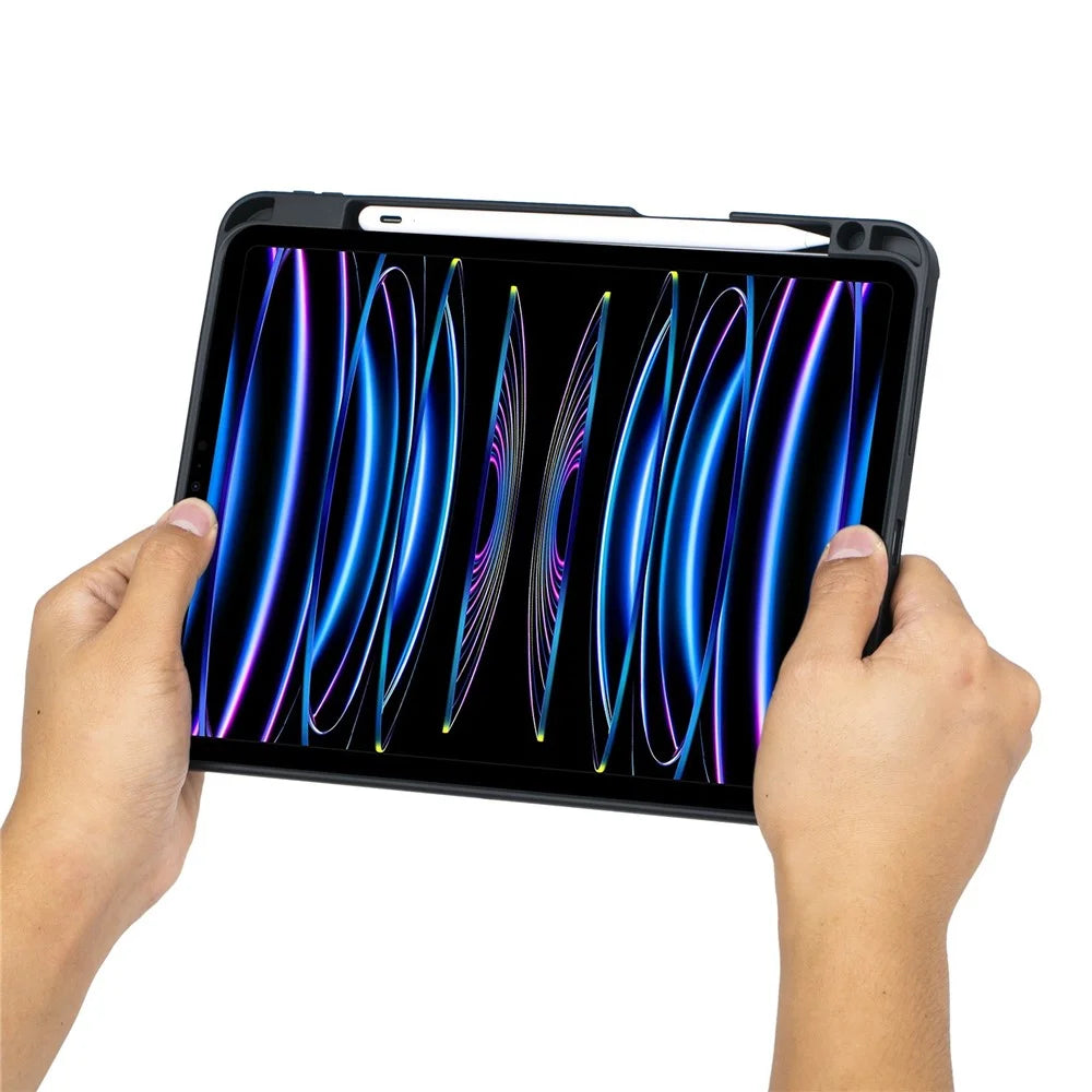 T11-AS for iPad Air 11 (2026) / (2025) / (2024) / Air (2020) / (2022) / Pro 11 (2018) / (2020) / (2021)) / (2022) PU Leather Tablet Case Bluetooth-compatible Keyboard - 7
