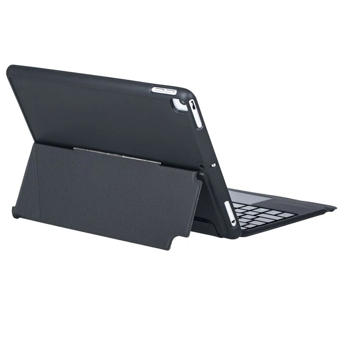 T102-AS for iPad 10.2 (2021) / (2019) / (2020) / iPad Air 10.5 inch (2019) / iPad Pro 10.5-inch (2017) Detachable Bluetooth-compatible Backlit Touchpad Keyboard Leather Case Pen Holder Kickstand Cover - 4