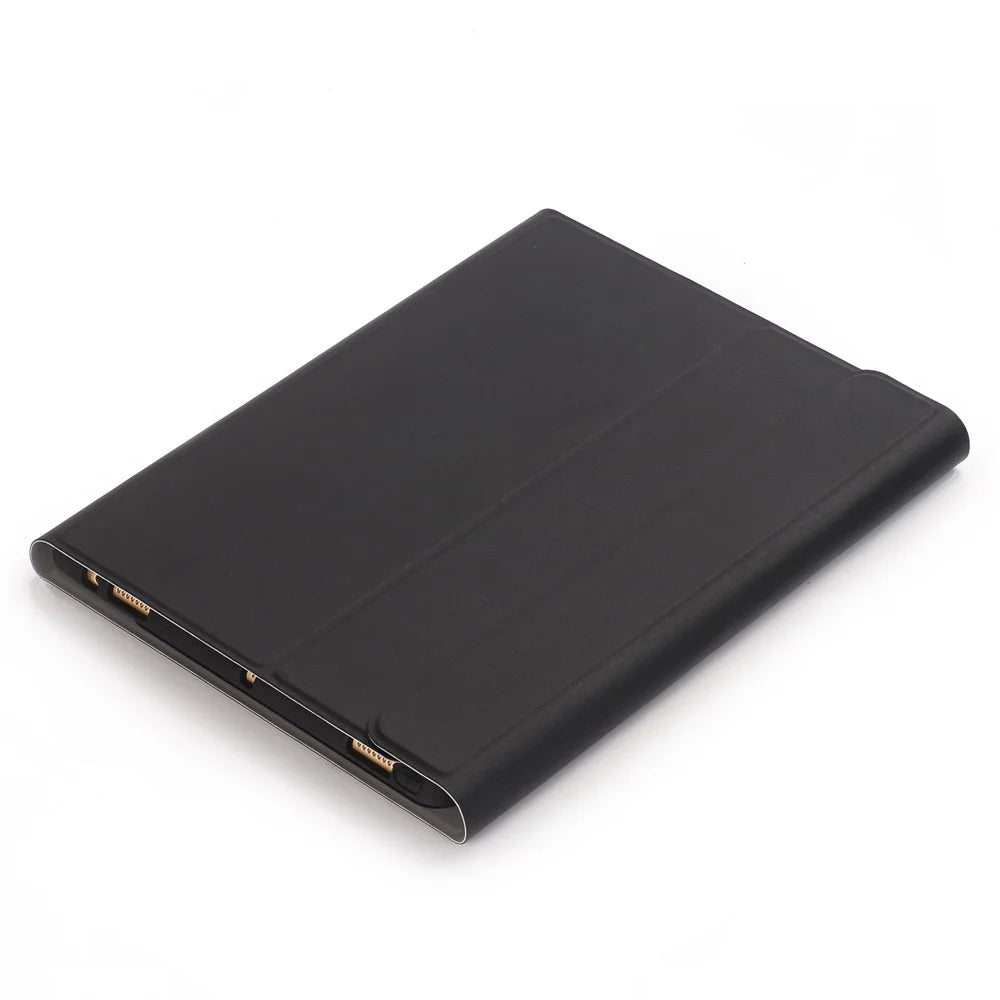 A08B For Samsung Galaxy Tab A8 10.5 (2021) SM-X205 / X200 Pen Slot Design PU Leather+TPU Tablet Stand Case with Bluetooth-compatible Keyboard - Black - 5