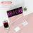 TP-1099 For iPad (2025) / 10.9 (2022) Wireless Keyboard Case with Mouse, PU Leather Folio Flip Cover Bluetooth-Compatible Keyboard Case - Pink - 3