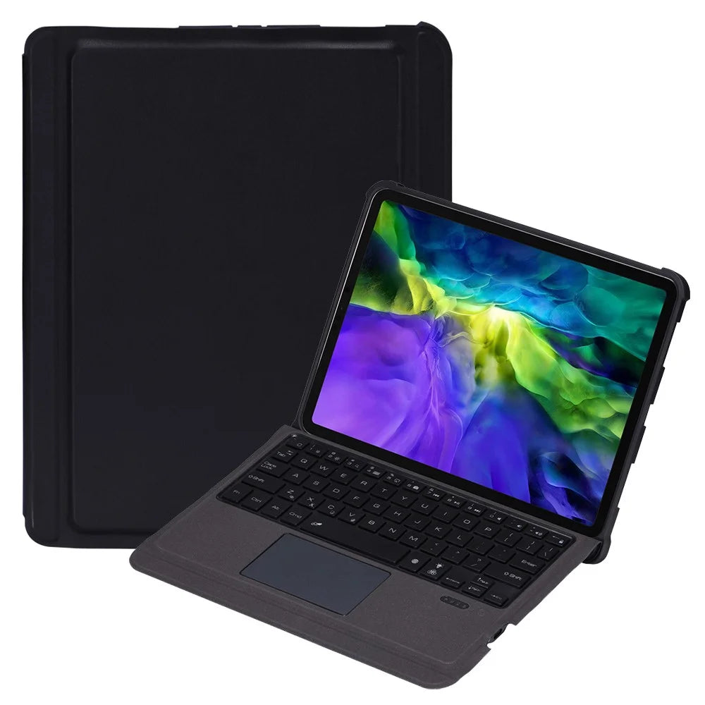 T207D For iPad Air 11 (2026) / (2025) / (2024) / Air (2022) (2020) / Pro 11 (2018) / (2020) / (2021) / (2022) Bluetooth-Compatible Keyboard Case with Backlit - 1