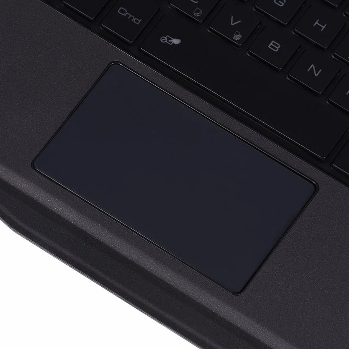 T206D For iPad Air 10.5 inch (2019) / iPad Pro 10.5-inch (2017)  /  iPad 10.2 (2021) / (2019) / (2020) Detachable Bluetooth-compatible Keyboard + Shockproof Case, 7-Color Backlit Wireless Keyboard Case - 7