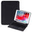 T205D For iPad Air 2 / iPad Pro 9.7 inch (2016) / iPad 9.7-inch (2017) / (2018) 7-Color Backlit Bluetooth-compatible Keyboard + Protective Case, Detachable Wireless Keyboard Case - 1