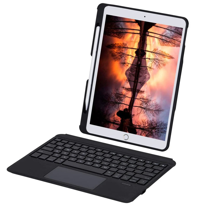 T5206D For iPad Air 10.5 inch (2019) / iPad Pro 10.5-inch (2017) / iPad 10.2 (2021) / (2019) / (2020) Bluetooth-compatible Keyboard Case Anti-Drop Protective Cover, Removable Wireless Keyboard Case with Backlit - 2