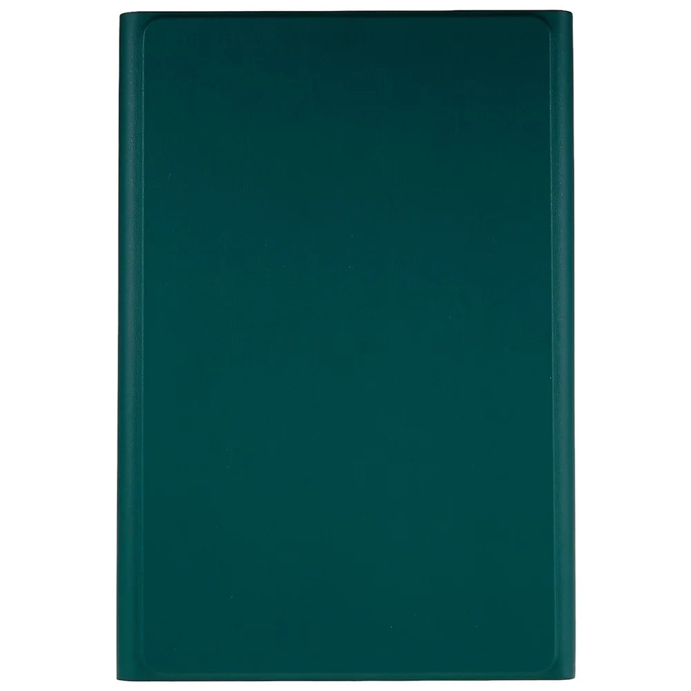 For Lenovo Tab M10 Plus (3rd Gen) / Xiaoxin Pad 2022 10.6 inch PU Leather Shockproof Tablet Case Stand Anti-scratch Cover with Bluetooth-compatible Keyboard - Midnight Green - 6