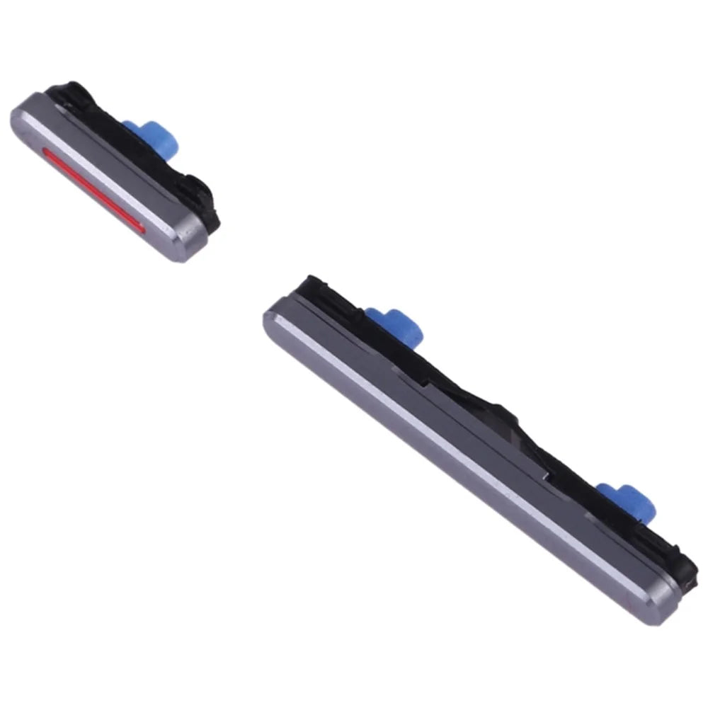 For Huawei P20 Power On / Off and Volume Side Buttons Set Replacement Part (without Logo) - Silver - 1