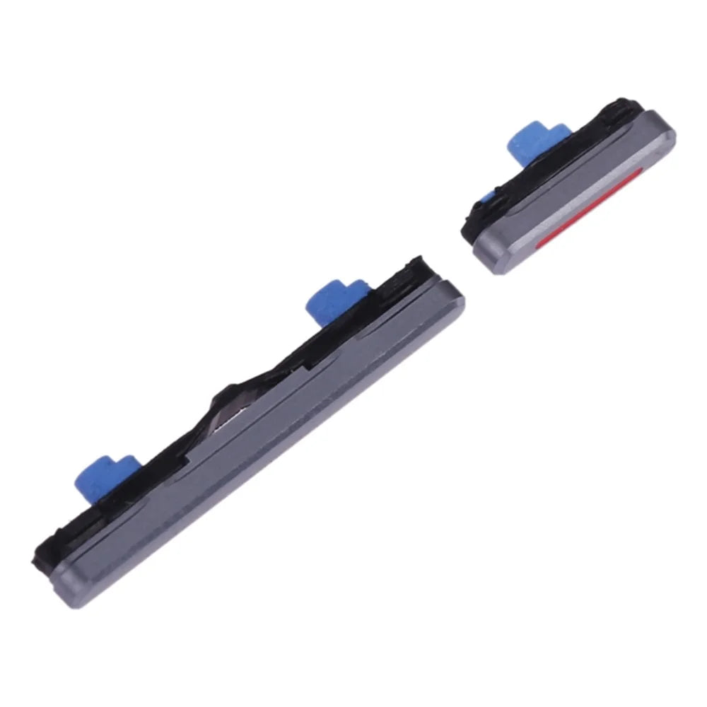 For Huawei P20 Power On / Off and Volume Side Buttons Set Replacement Part (without Logo) - Silver - 2