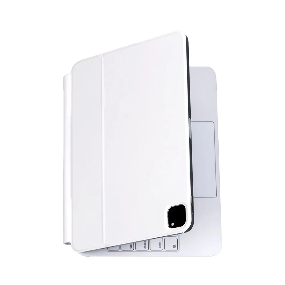 X7 For iPad Air 11 (2026) / (2025) / (2024) / Air (2020) (2022) / Pro 11 (2018) / (2020) / (2021) / (2022) Bluetooth-Compatible Keyboard Case - White - 6